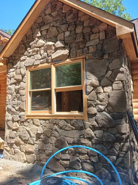 Exterior stonework by F. Stone Designs