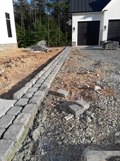 Stone patio project from the client ZIP, view 3