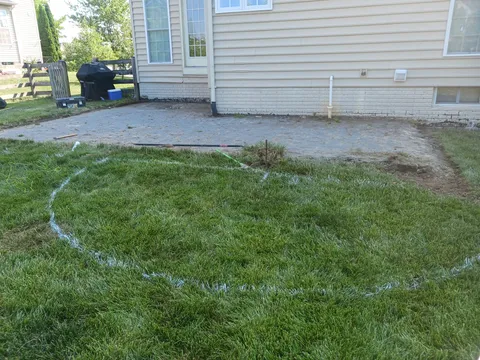 Stone patio project from the client ZIP, view 1