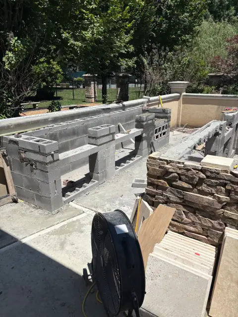 Stonework project by F. Stone Designs