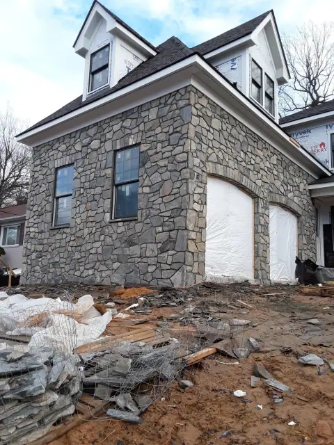 Exterior stonework by F. Stone Designs