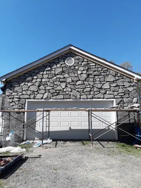 Exterior stonework by F. Stone Designs