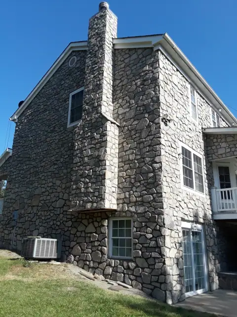 Exterior stonework by F. Stone Designs