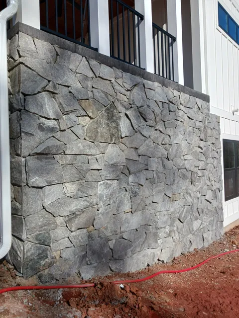 Natural stone foundation project from the client ZIP, view 6