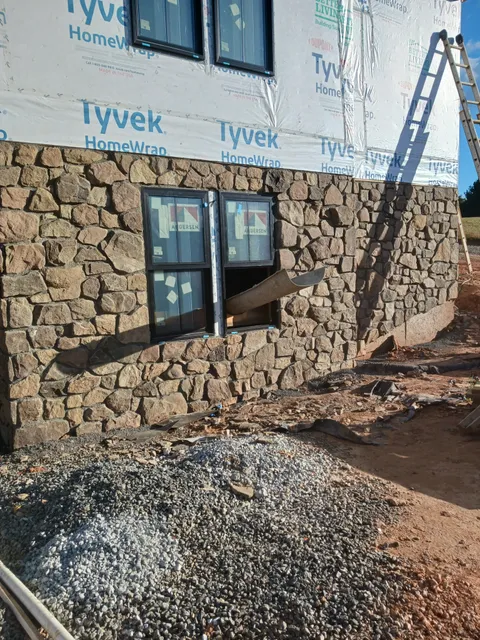 Natural stone foundation project from the client ZIP, view 9